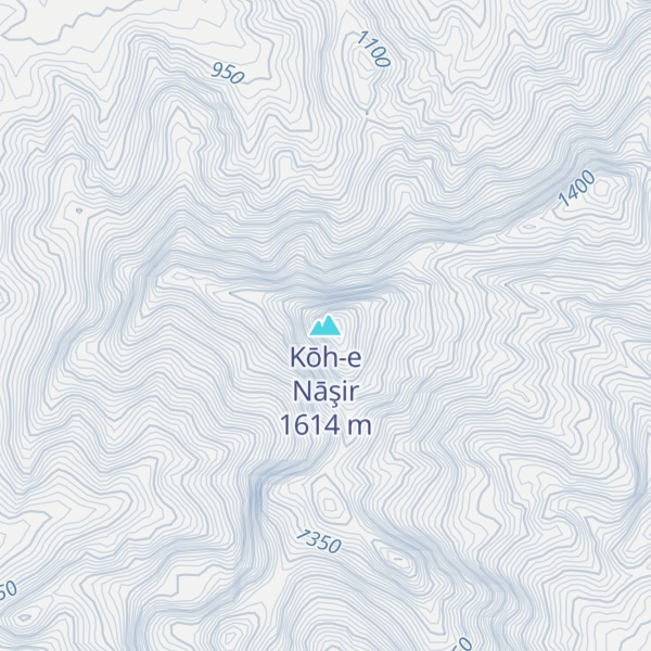 Map of Kōh-e Nāşir