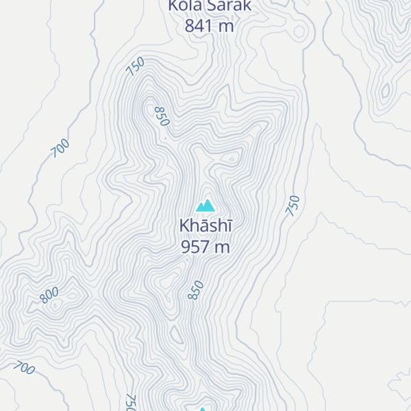Map of Khāshī