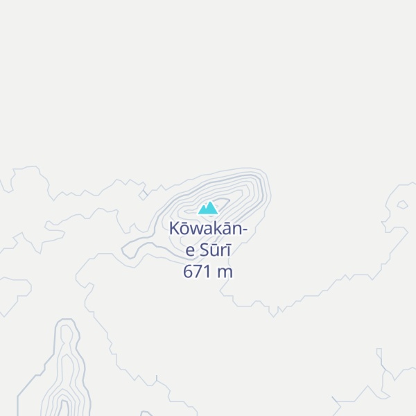Map of Kōwakān-e Sūrī