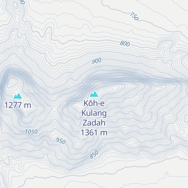 Map of Kōh-e Kulang Zadah