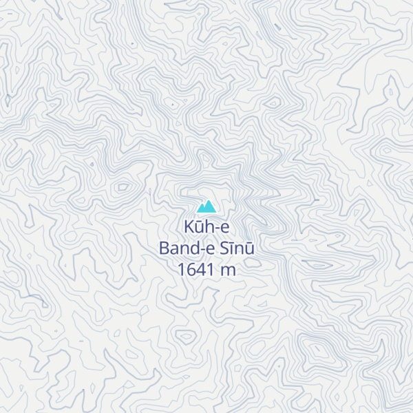Map of Kūh-e Band-e Sīnū