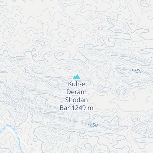 Map of Kūh-e Derām Shodān Bar
