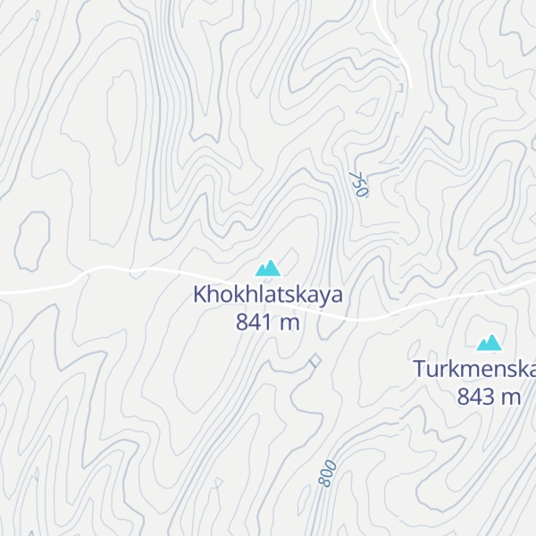Map of Khokhlatskaya