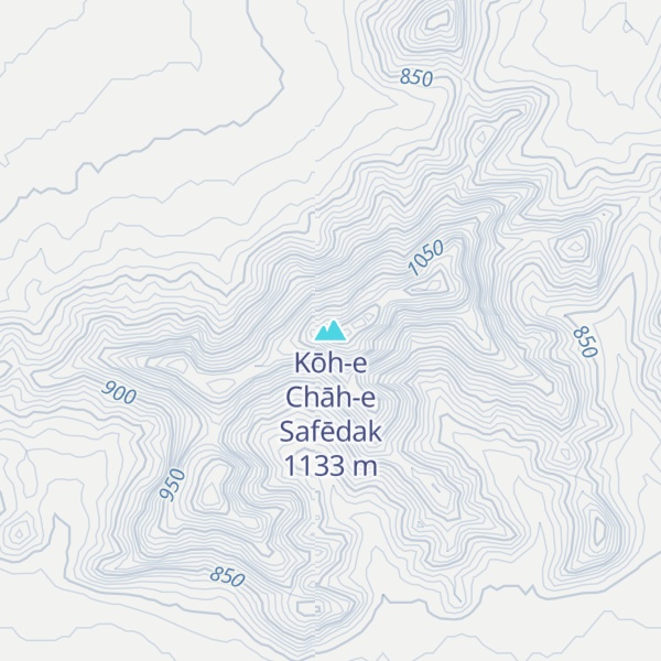 Map of Kōh-e Chāh-e Safēdak