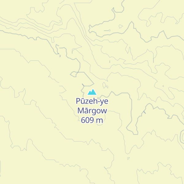 Map of Pūzeh-ye Mārgow