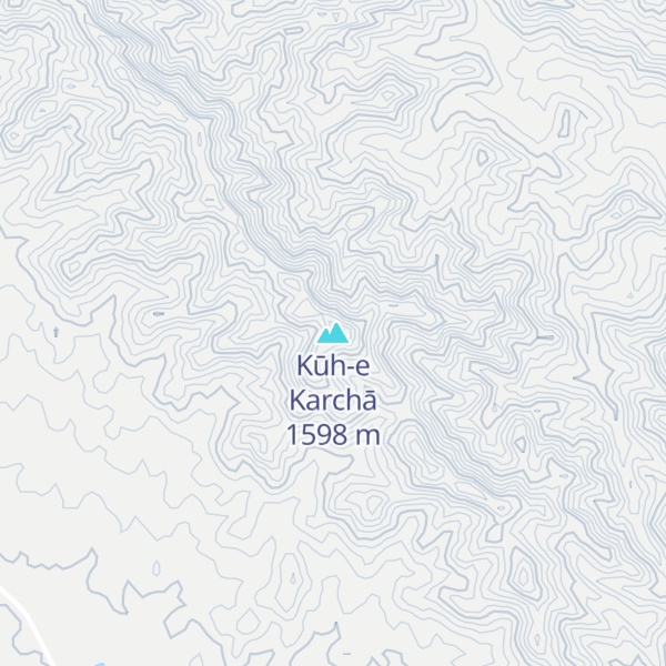 Map of Kūh-e Karchā
