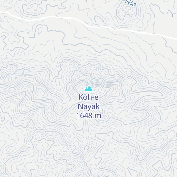Map of Kōh-e Nayak