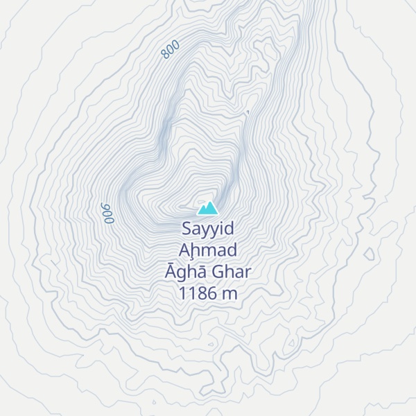 Map of Sayyid Aḩmad Āghā Ghar