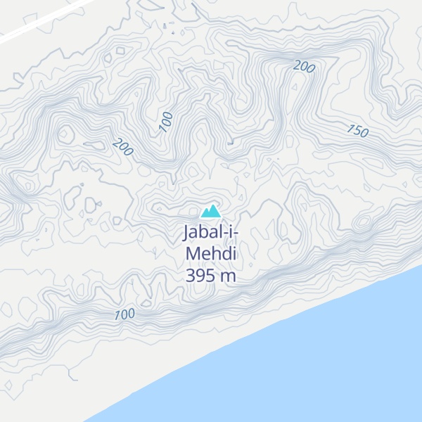Map of Jabal-i-Mehdi