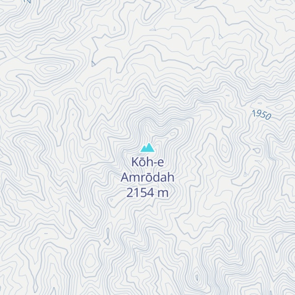 Map of Kōh-e Amrōdah