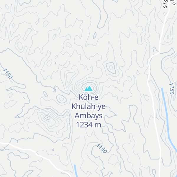Map of Kōh-e Khūlah-ye Ambays