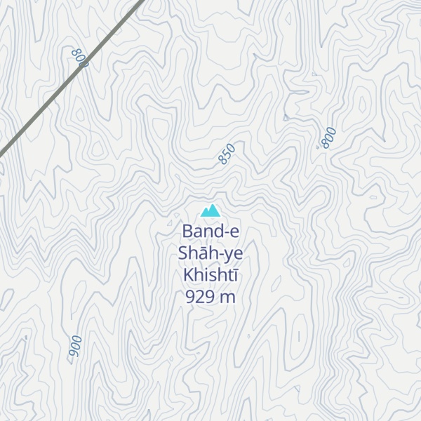Map of Band-e Shāh-ye Khishtī