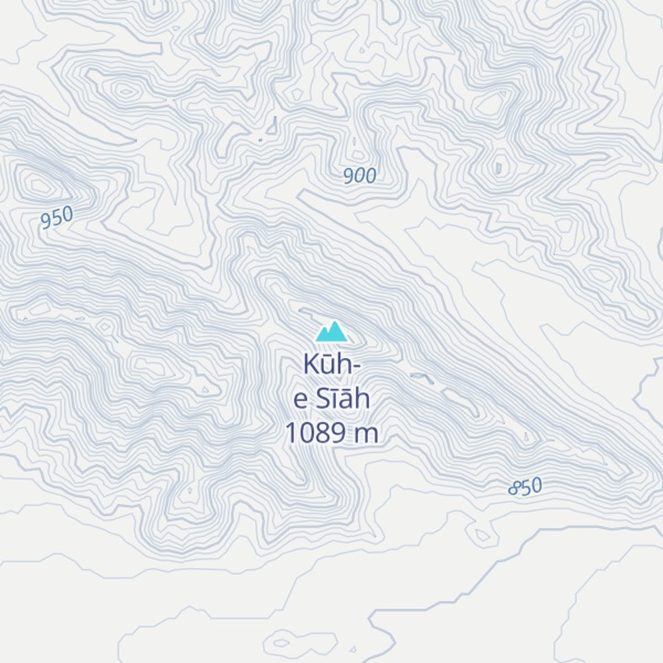Map of Kūh-e Sīāh