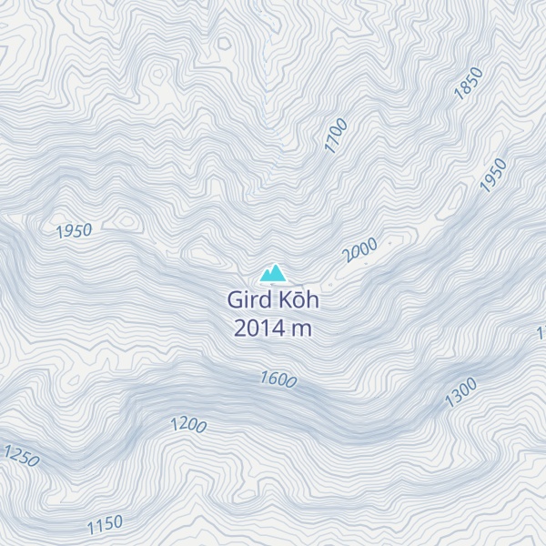 Map of Gird Kōh