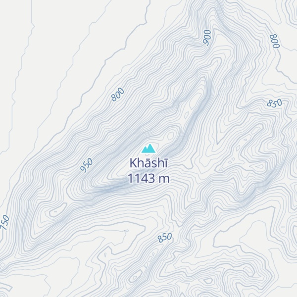 Map of Khāshī