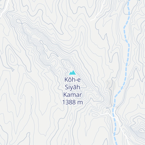 Map of Kōh-e Siyāh Kamar
