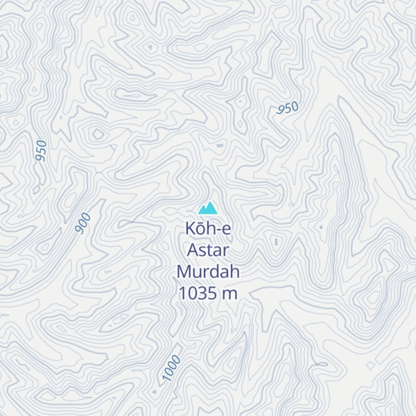 Map of Kōh-e Astar Murdah