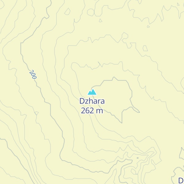 Map of Dzhara