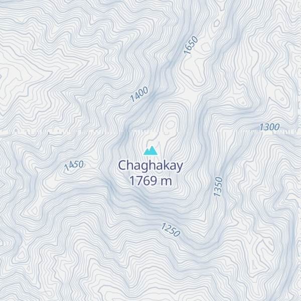 Map of Chaghakay