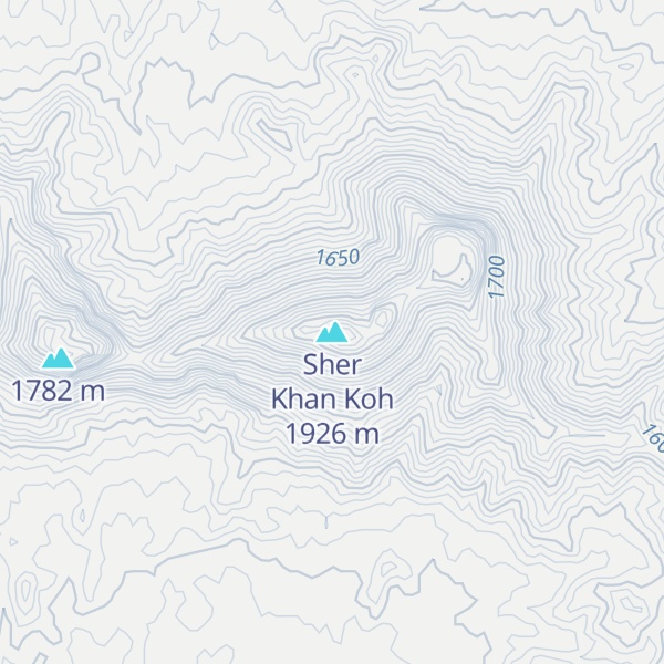 Map of Sher Khan Koh