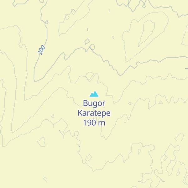 Map of Bugor Karatepe