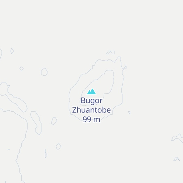 Map of Bugor Zhuantobe