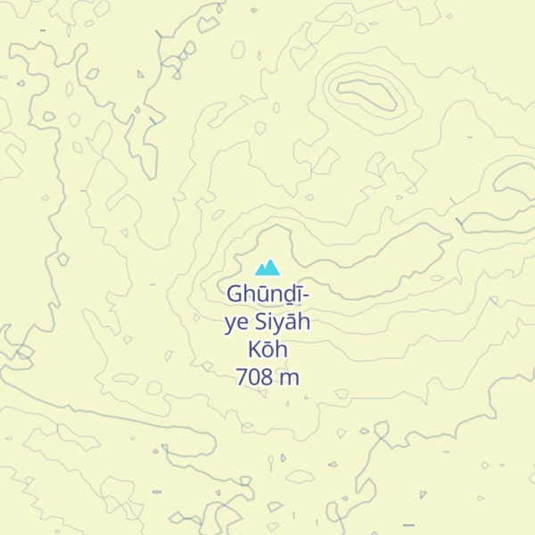 Map of Ghūnḏī-ye Siyāh Kōh