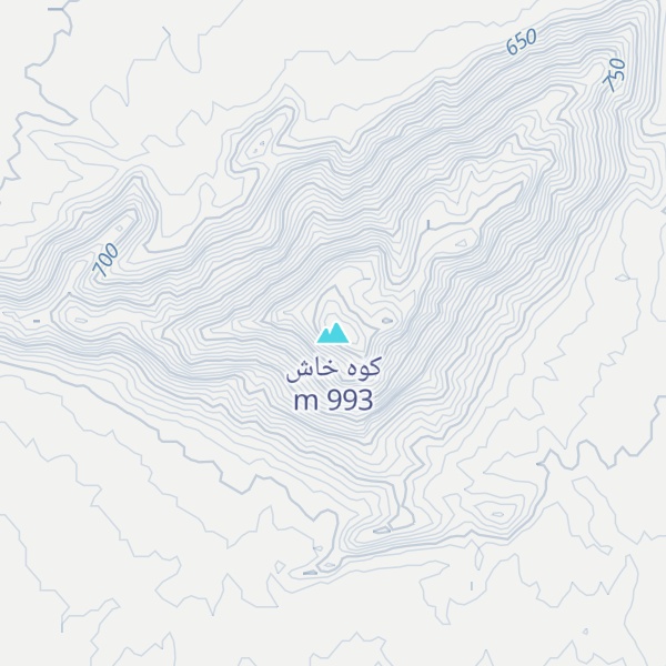 Map of کوه خاش