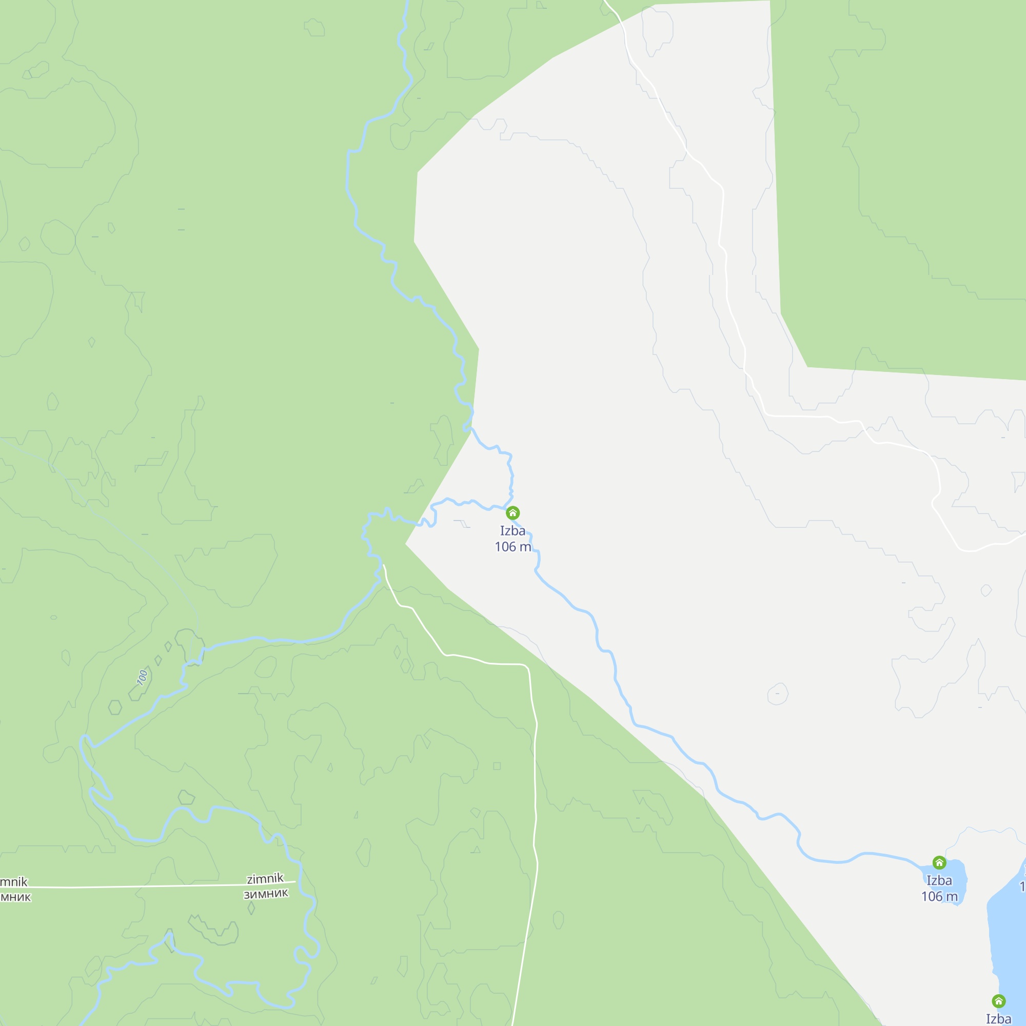 Izba map
