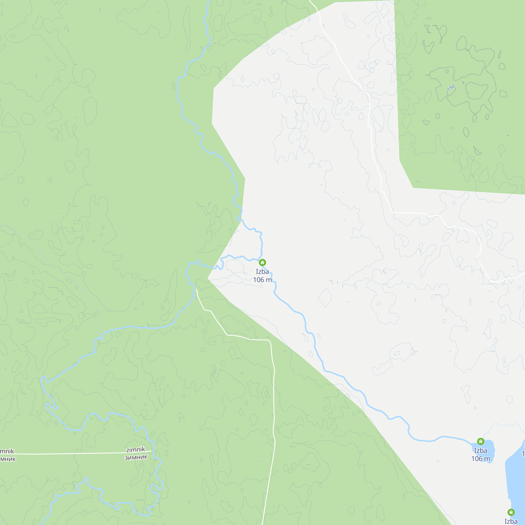 Izba map