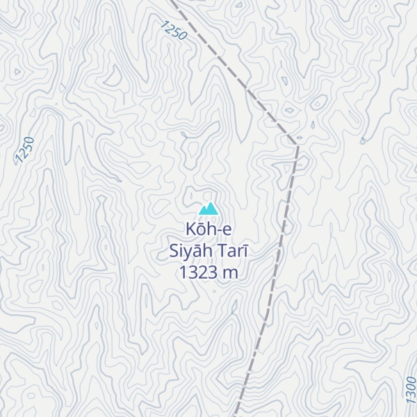 Map of Kōh-e Siyāh Tarī