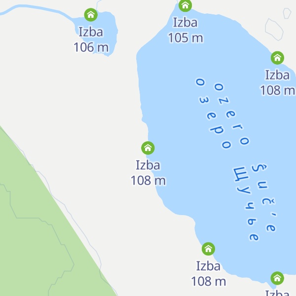 Map of Izba