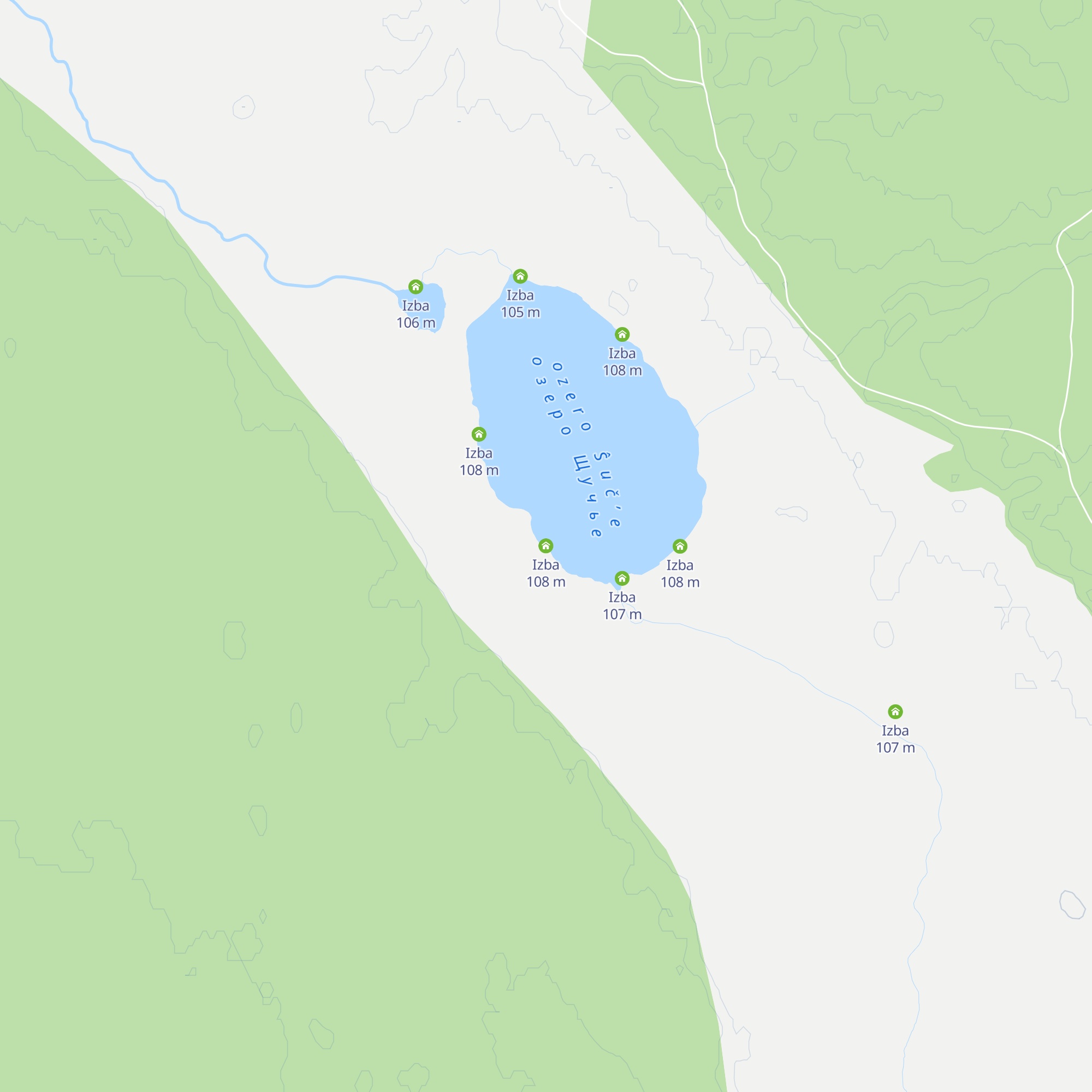 Izba map