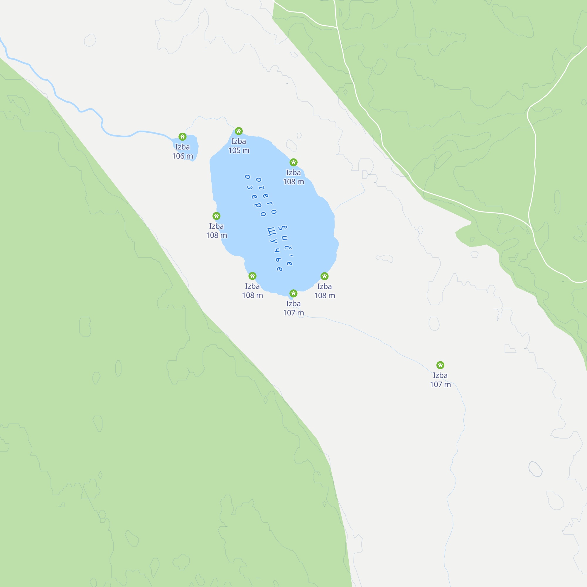 Izba map