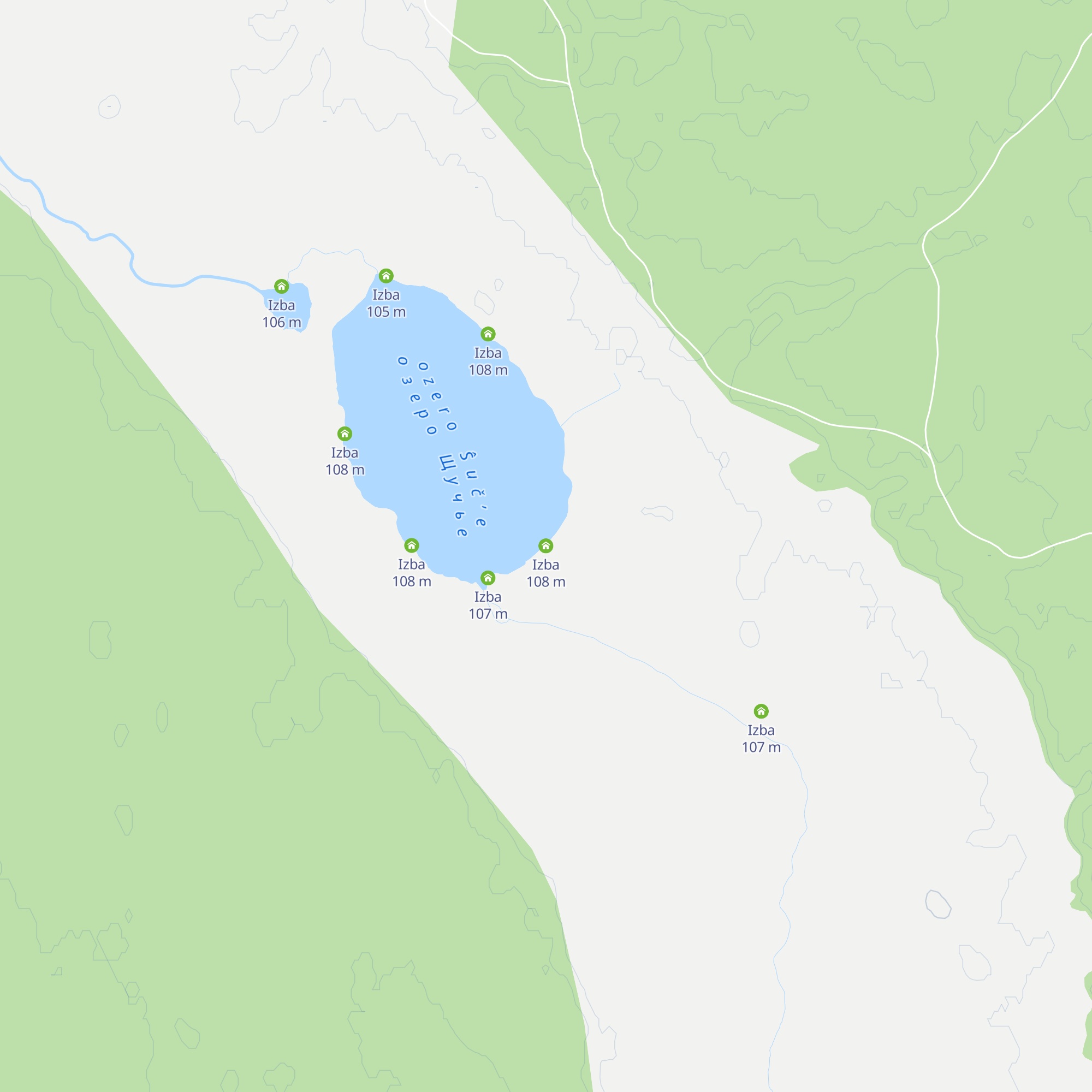 Izba map