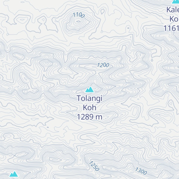 Map of Tolangi Koh