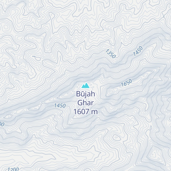 Map of Būjah Ghar