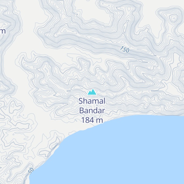 Map of Shamal Bandar