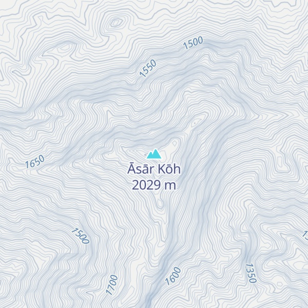 Map of Āsār Kōh