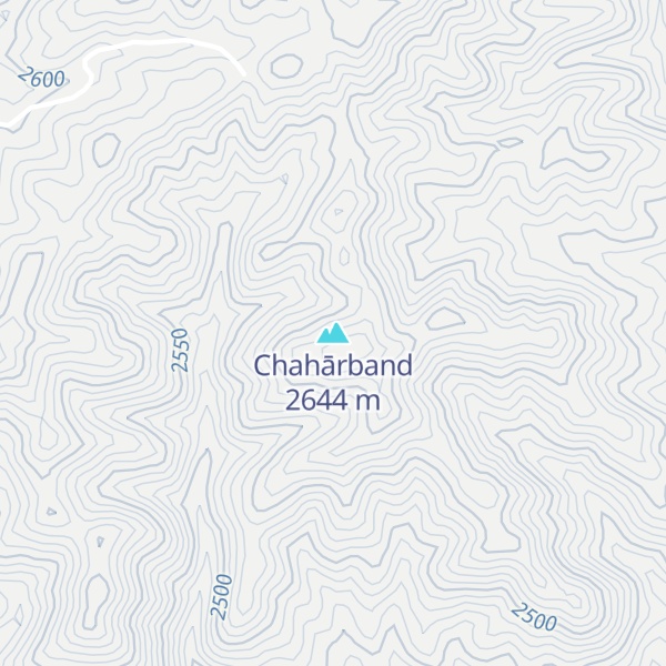 Map of Chahārband
