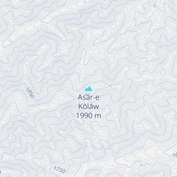 Map of As̄ār-e Kōlāw