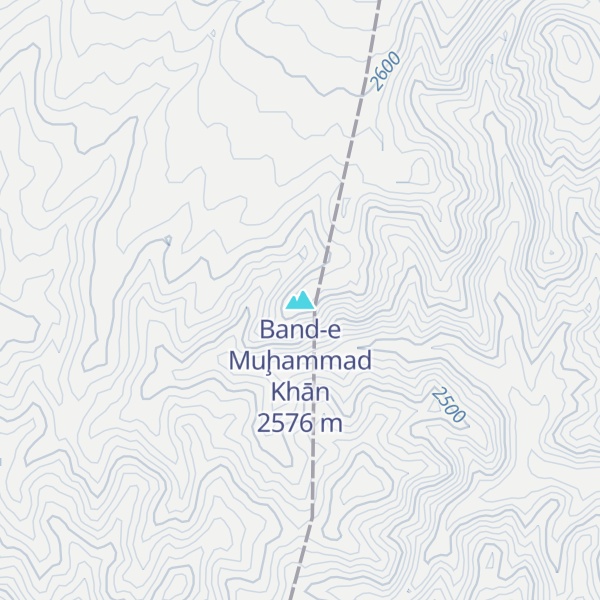 Map of Band-e Muḩammad Khān