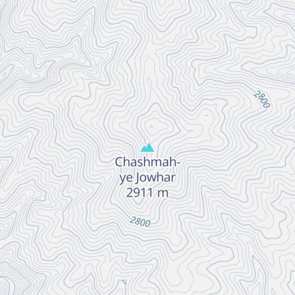 Map of Chashmah-ye Jowhar