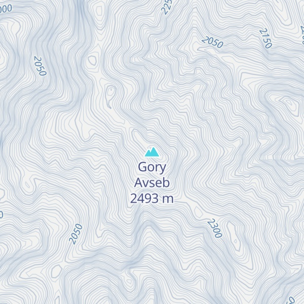 Map of Gory Avseb
