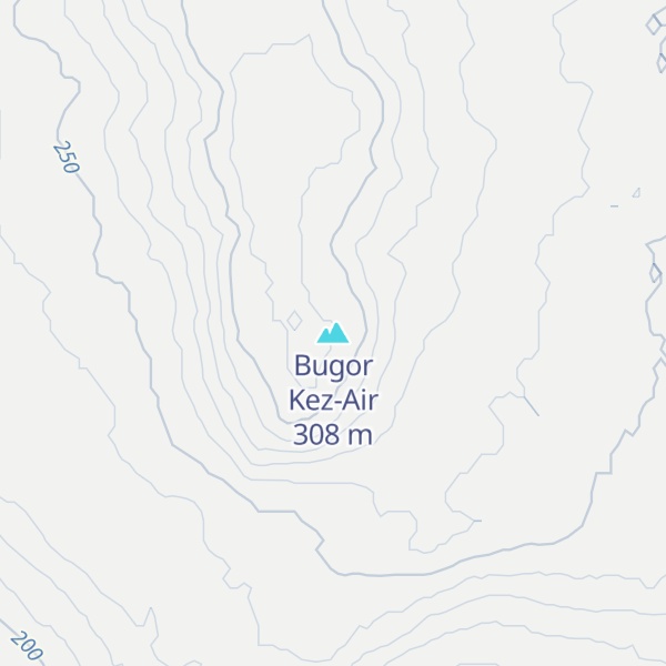 Map of Bugor Kez-Air