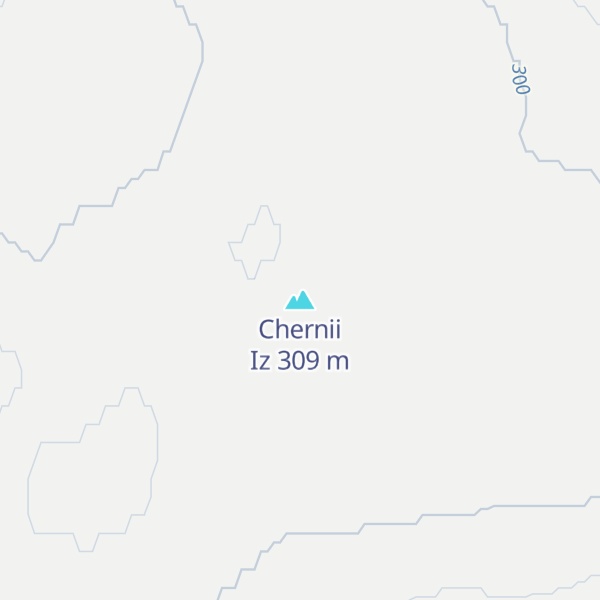 Map of Chernii Iz