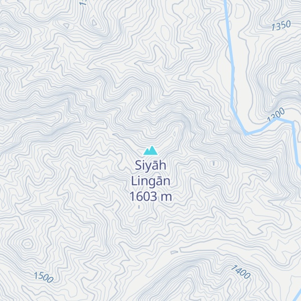 Map of Siyāh Lingān