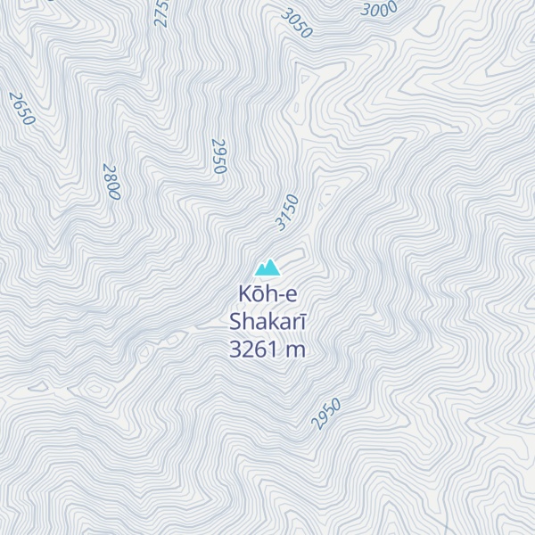 Map of Kōh-e Shakarī