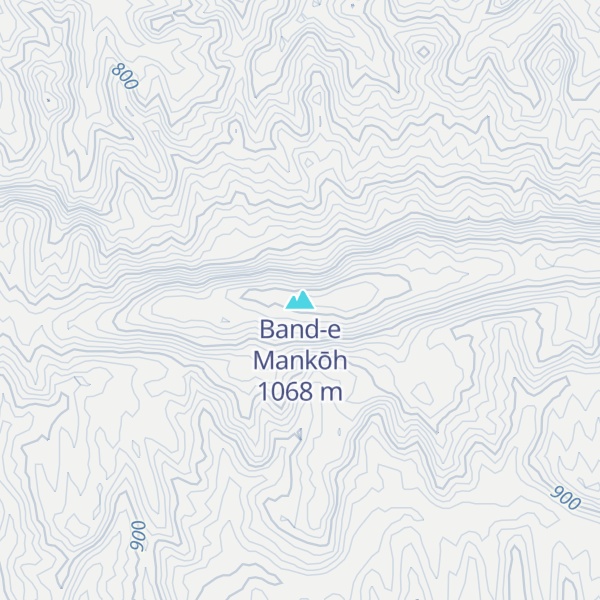 Map of Band-e Mankōh