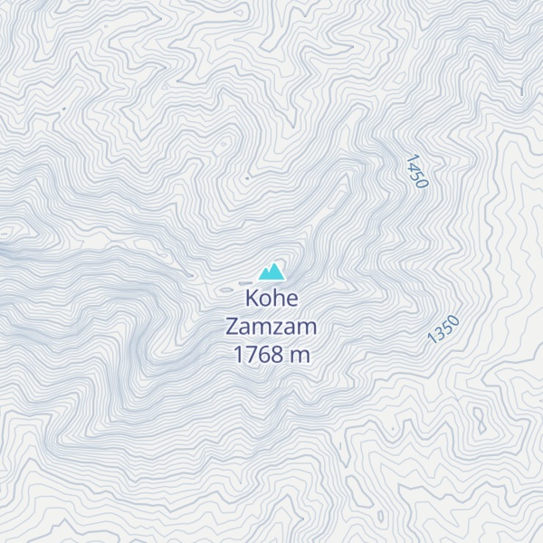 Map of Kohe Zamzam